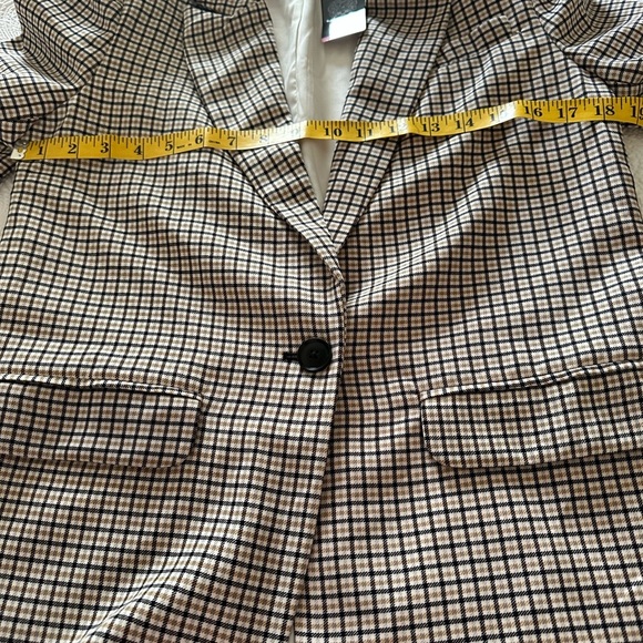 Vince Camuto Black and White Checkered Blazer - Picture 11 of 12